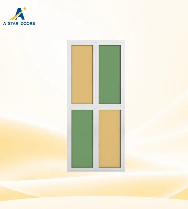 Aluminium Bifold Toilet Door BF-124