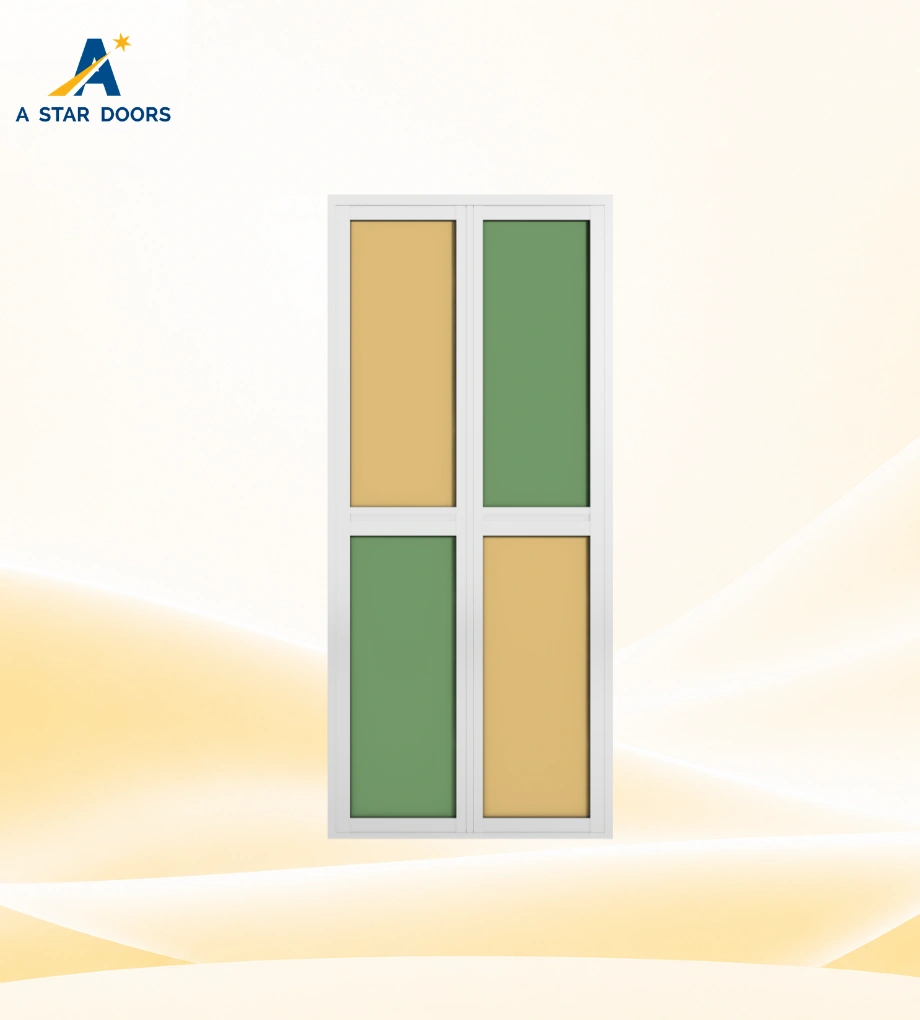 Aluminium Bifold Toilet Door BF-124