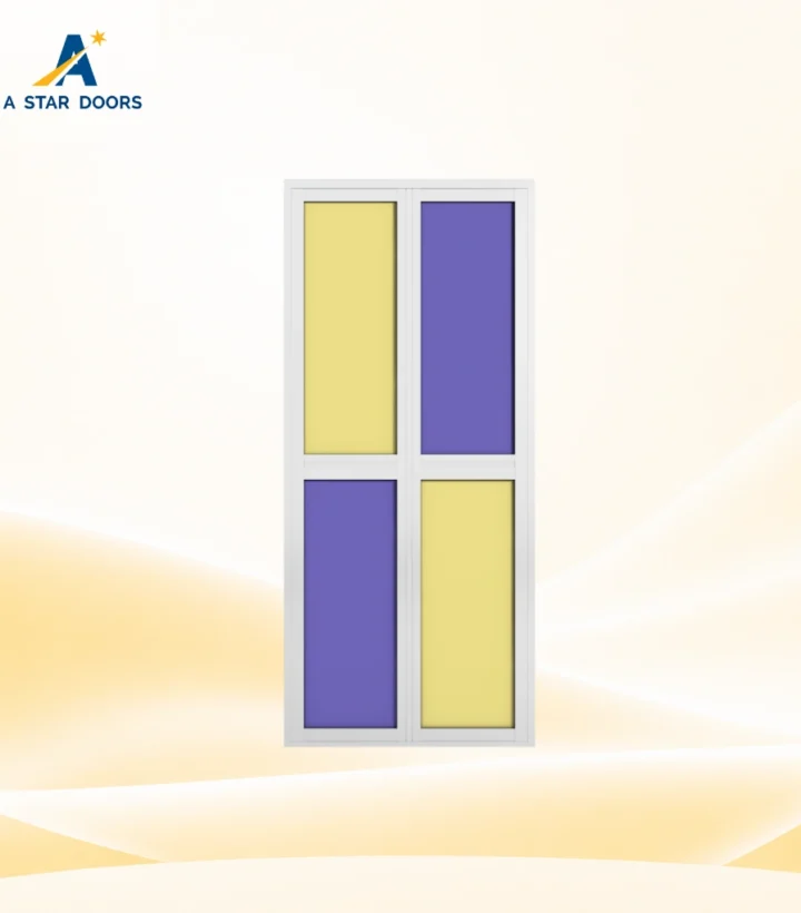 Aluminium Bifold Toilet Door - BTD-20