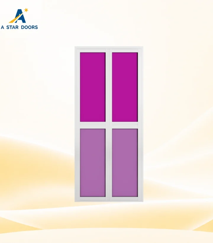 Aluminium Bifold Toilet Door - BTD-21