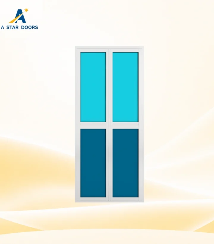 Aluminium Bifold Toilet Door - BTD-24