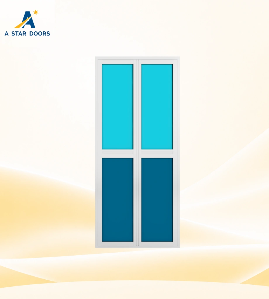 Aluminium Bifold Toilet Door BF-133