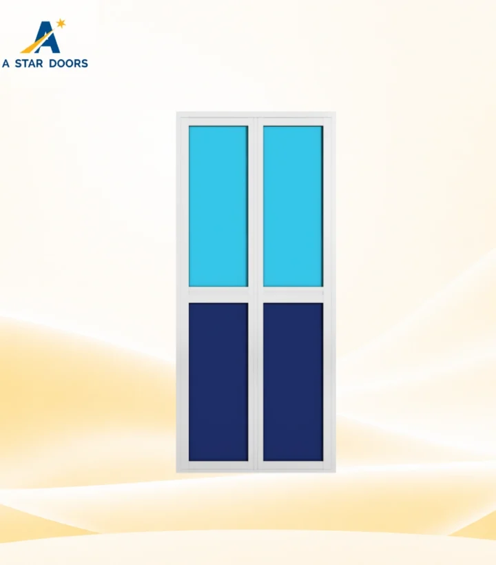Aluminium Bifold Toilet Door - BTD-25