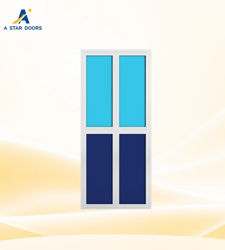 Aluminium Bifold Toilet Door BF-134