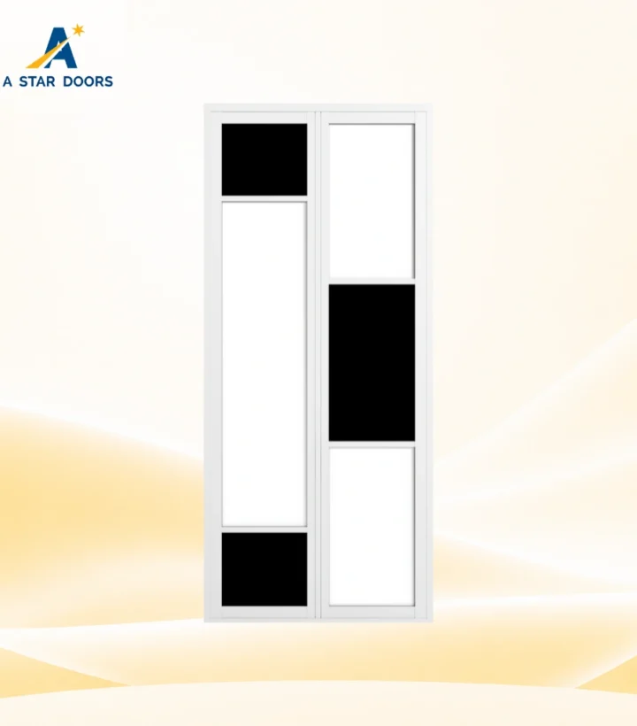 Aluminium Bifold Toilet Door - BTD-26