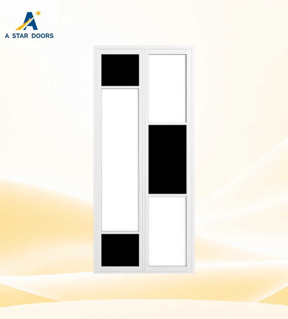 Aluminium Bifold Toilet Door BF-145