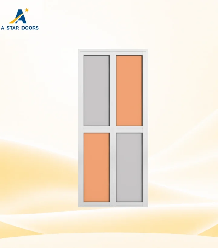 Aluminium Bifold Toilet Door - BTD-27