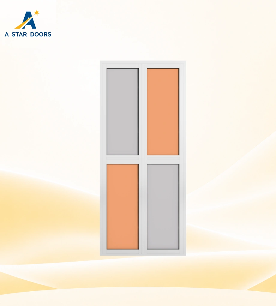 Aluminium Bifold Toilet Door BF-146