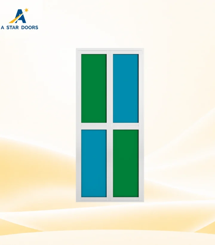 Aluminium Bifold Toilet Door - BTD-28