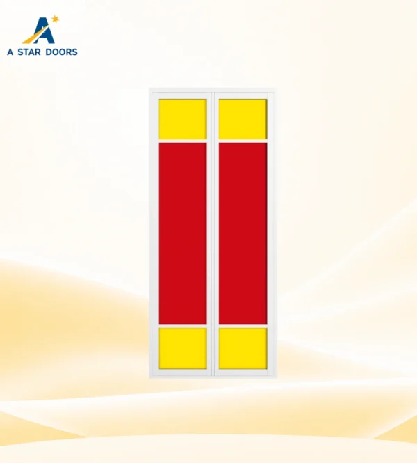 Aluminium Bifold Toilet Door BF-150