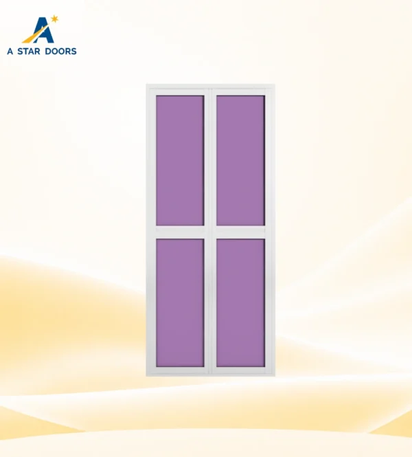 Aluminium Bifold Toilet Door BF-151