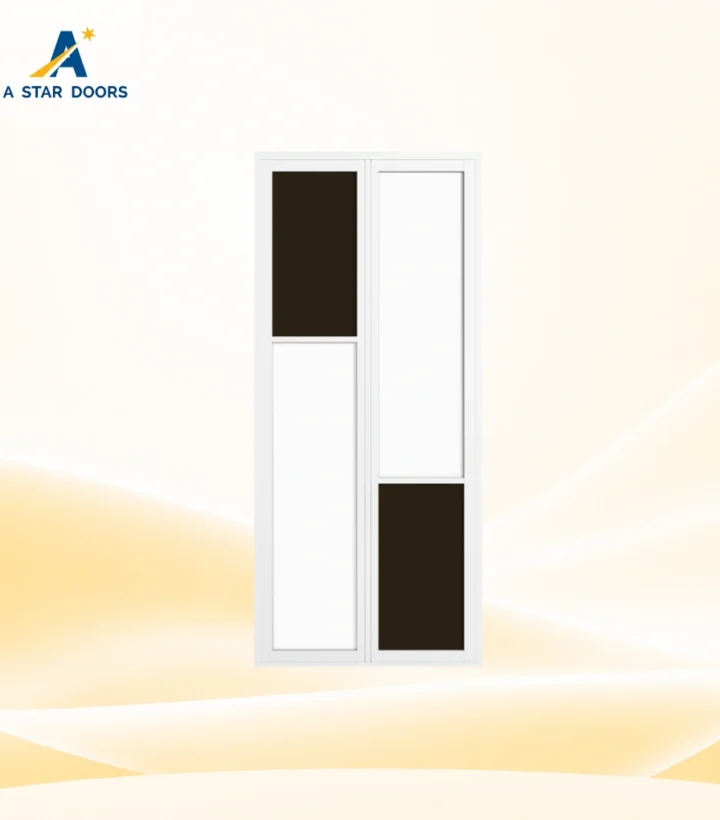 Aluminium Bifold Toilet Door - BTD-31