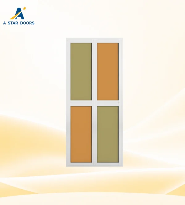 Aluminium Bifold Toilet Door BF-153