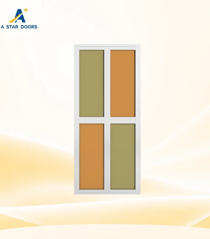 Aluminium Bifold Toilet Door - BTD-32
