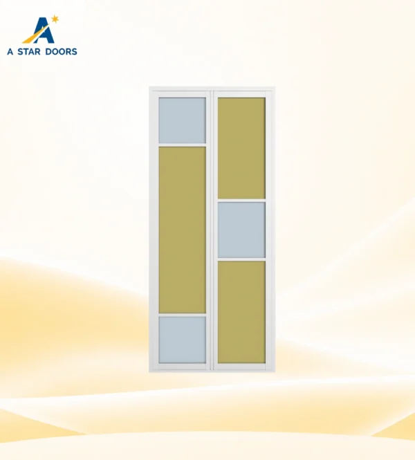 Aluminium Bifold Toilet Door BF-154