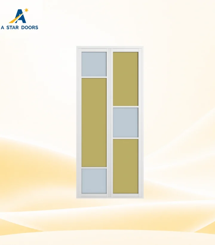 Aluminium Bifold Toilet Door - BTD-33