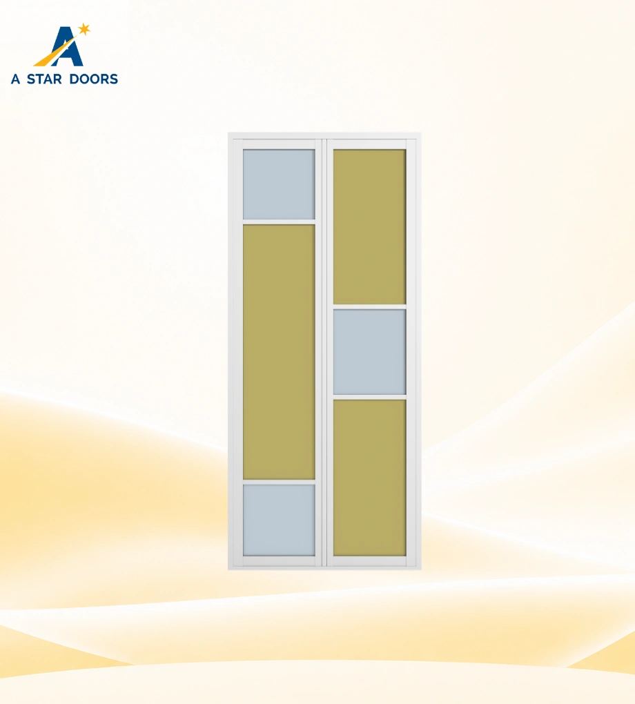 Aluminium Bifold Toilet Door BF-154