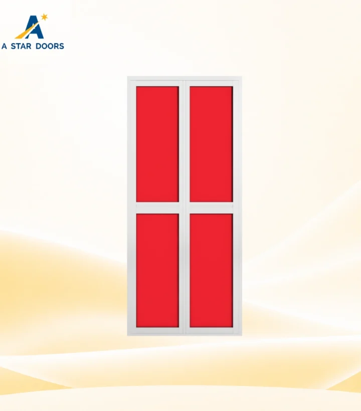 Aluminium Bifold Toilet Door - BTD-34