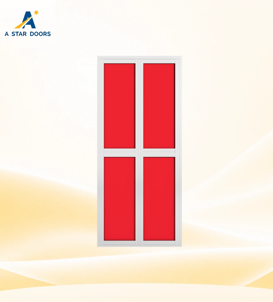 Aluminium Bifold Toilet Door BF-156