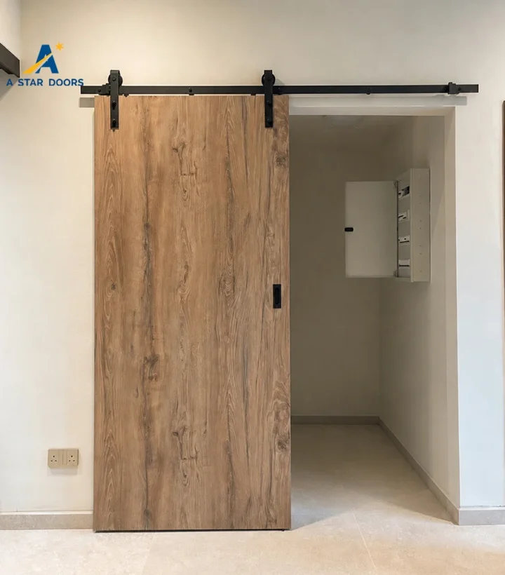Exposed Track Sliding Door - 01