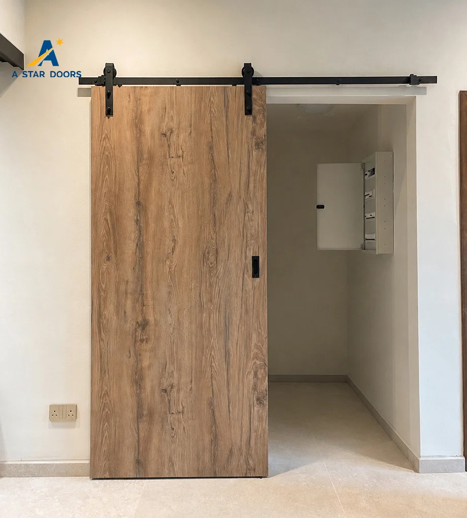 Exposed Track sliding door 1