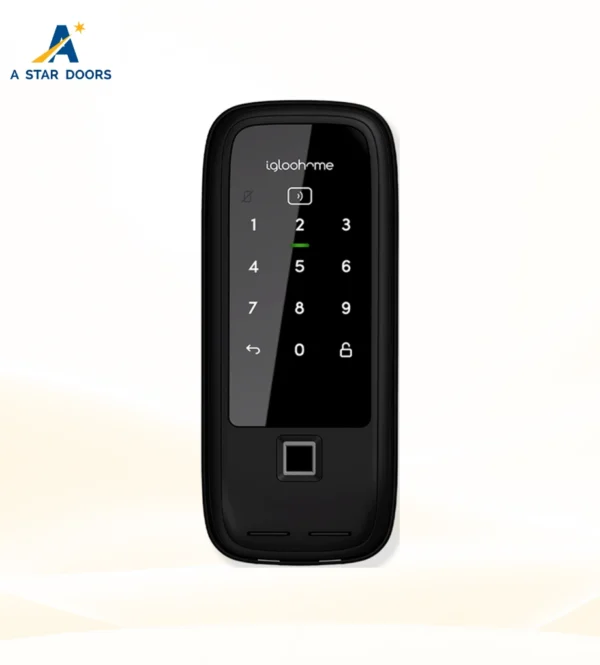 RM2F Fingerprint Digital Rim Lock for Metal Gate