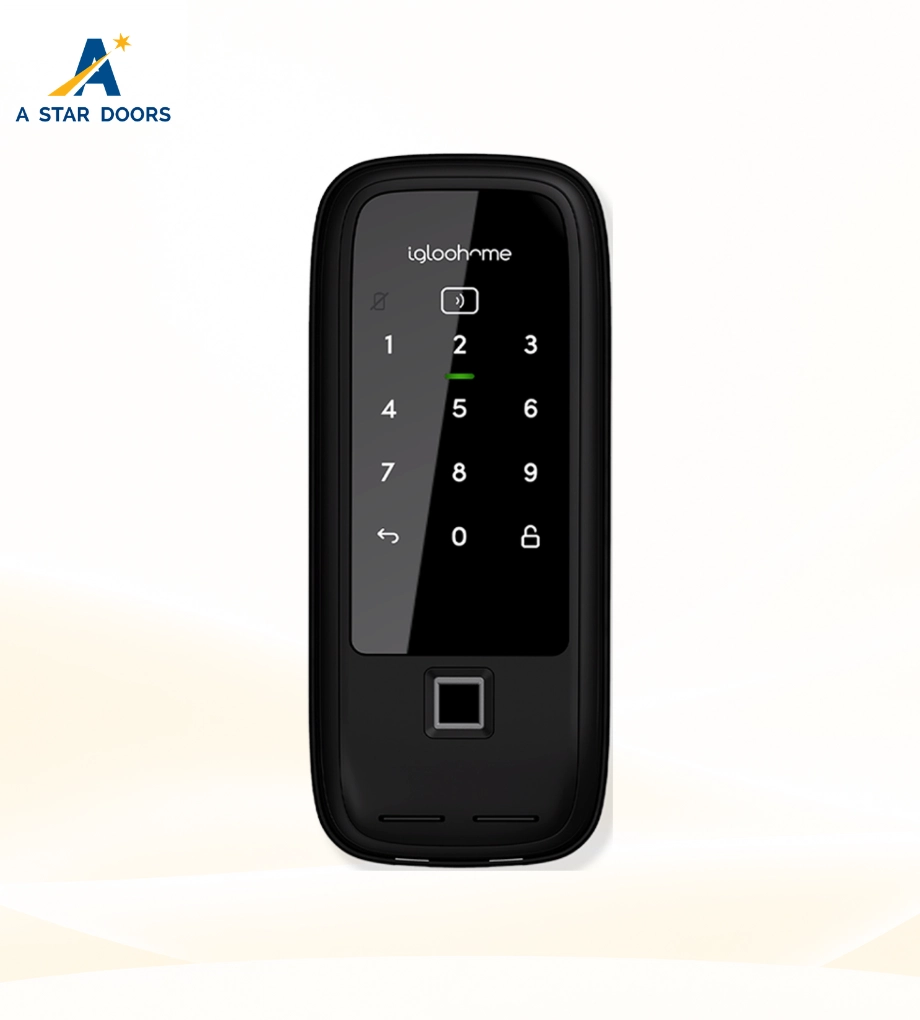 RM2F Fingerprint Digital Rim Lock for Metal Gate