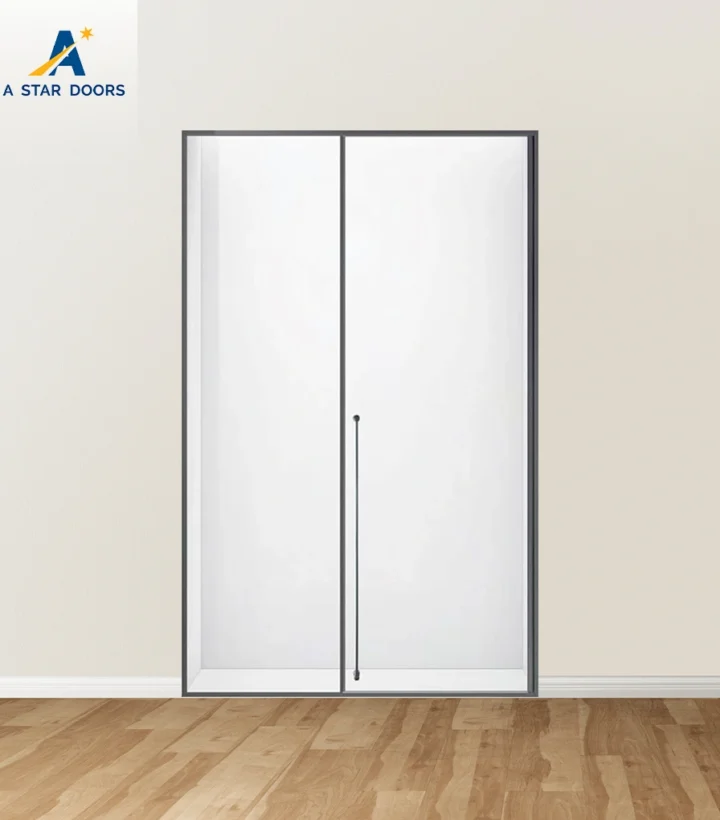Single Swing Straight Shower Screen