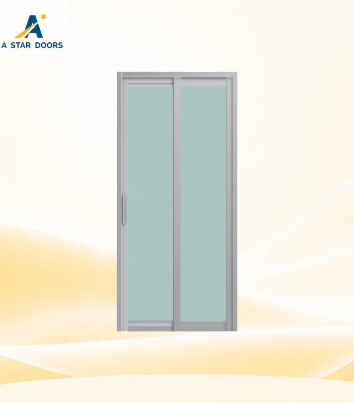 Aluminium Slide & Swing Toilet Door - 01