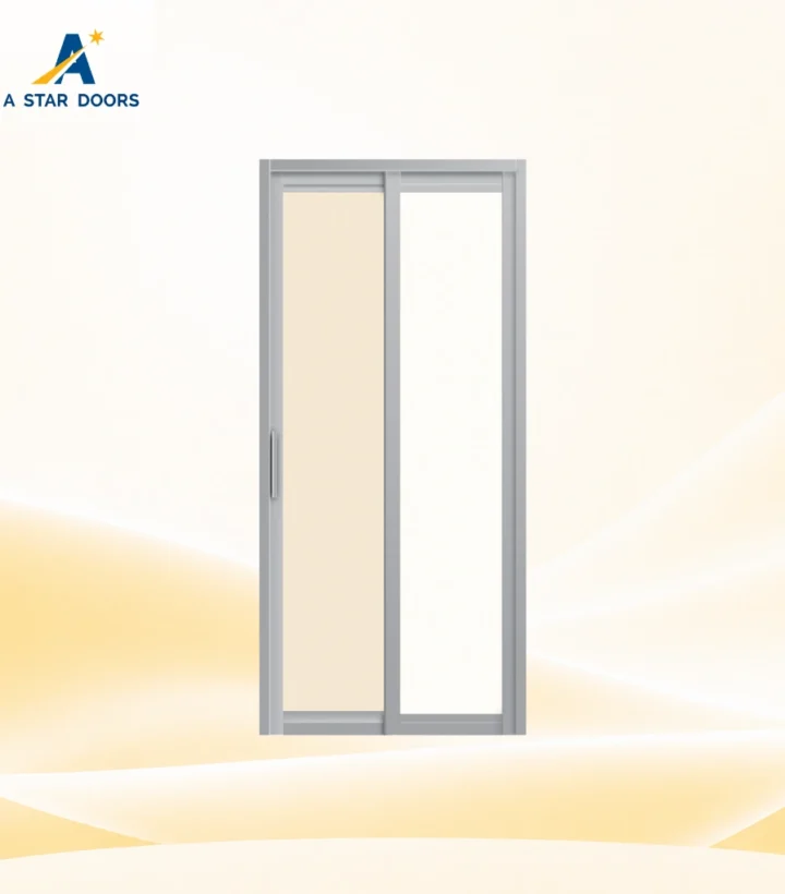 Aluminium Slide & Swing Toilet Door - 02