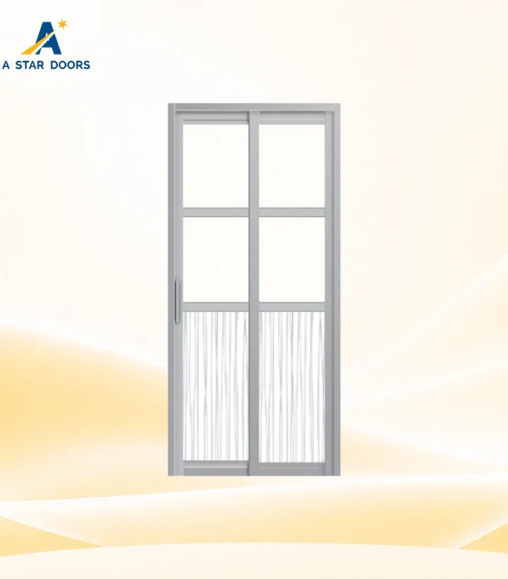 Aluminium Slide & Swing Toilet Door - 11