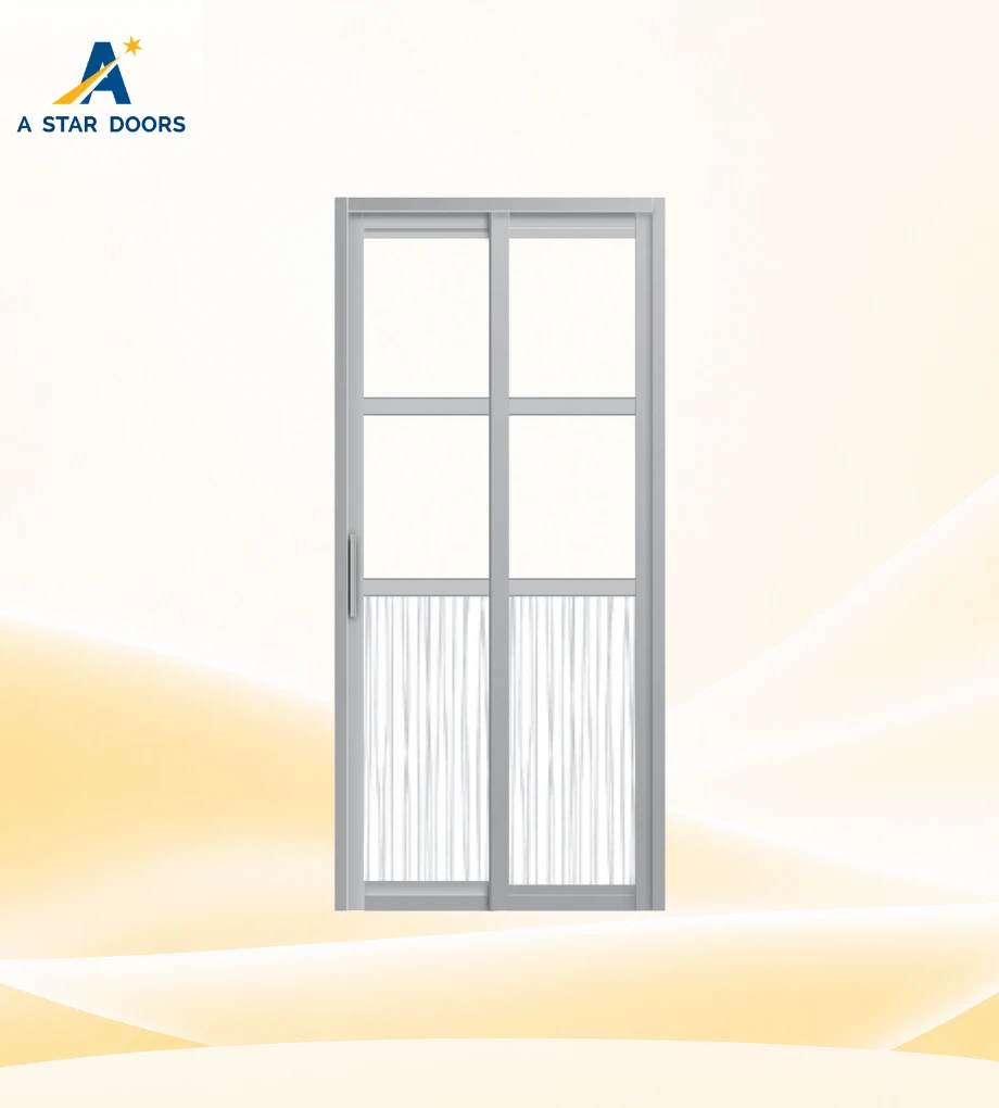 Aluminium Slide & Swing Toilet Door - 11