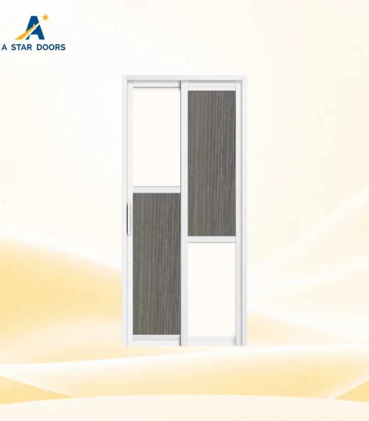 Aluminium Slide & Swing Toilet Door - 08