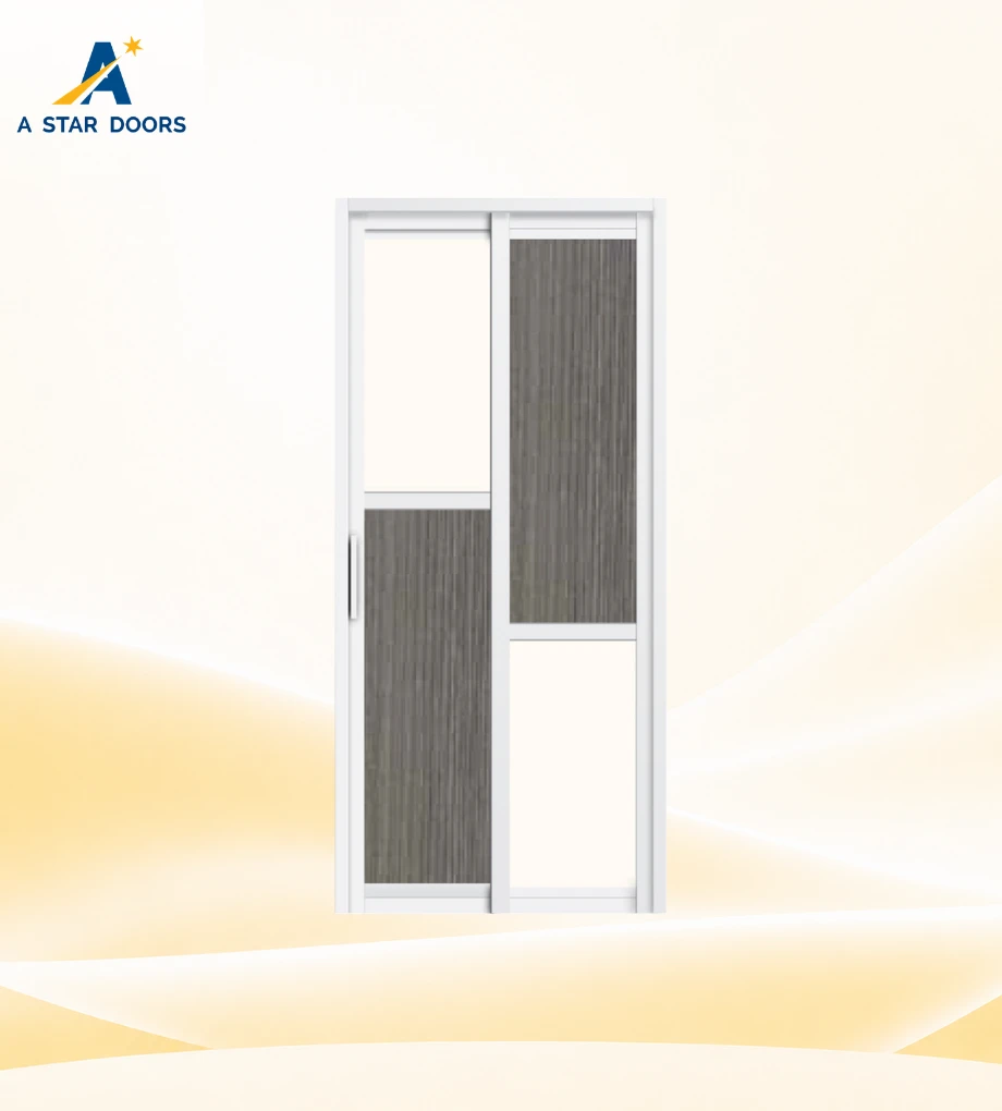 Modern Slide & Swing Toilet Door