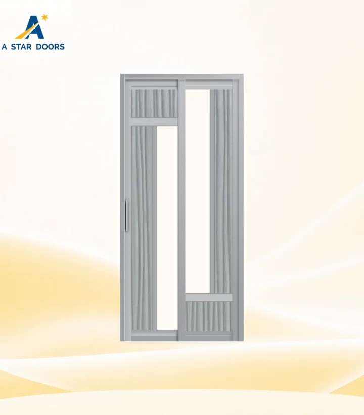 Aluminium Slide & Swing Toilet Door - 24