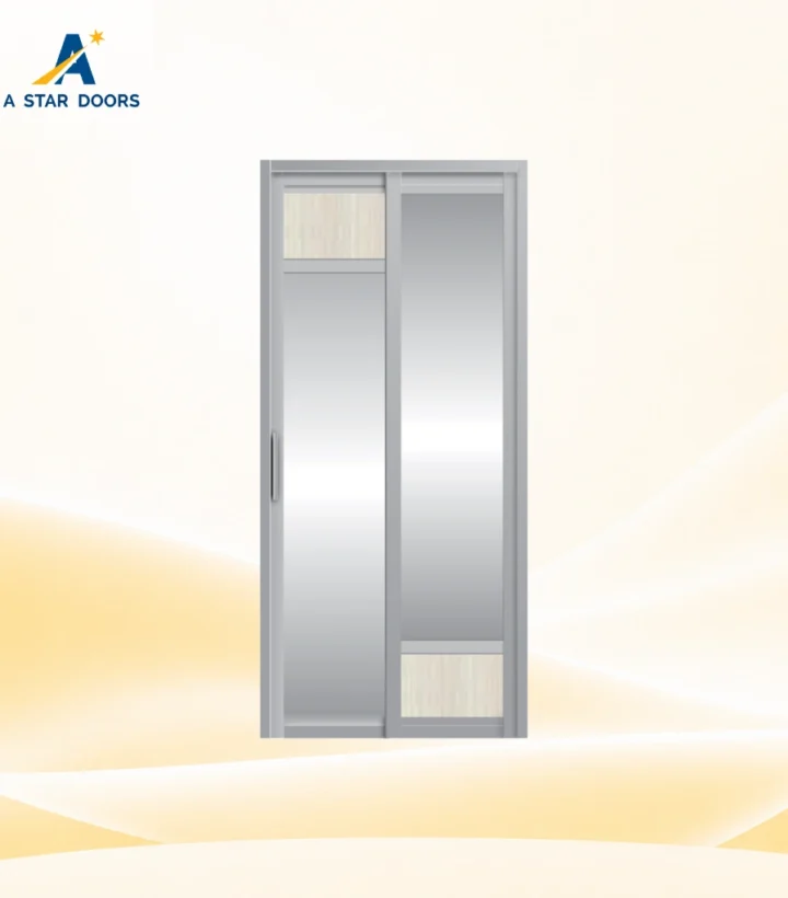 Aluminium Slide & Swing Toilet Door - 05
