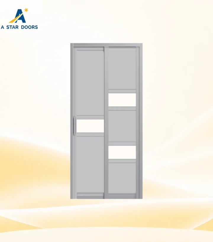 Aluminium Slide & Swing Toilet Door - 23