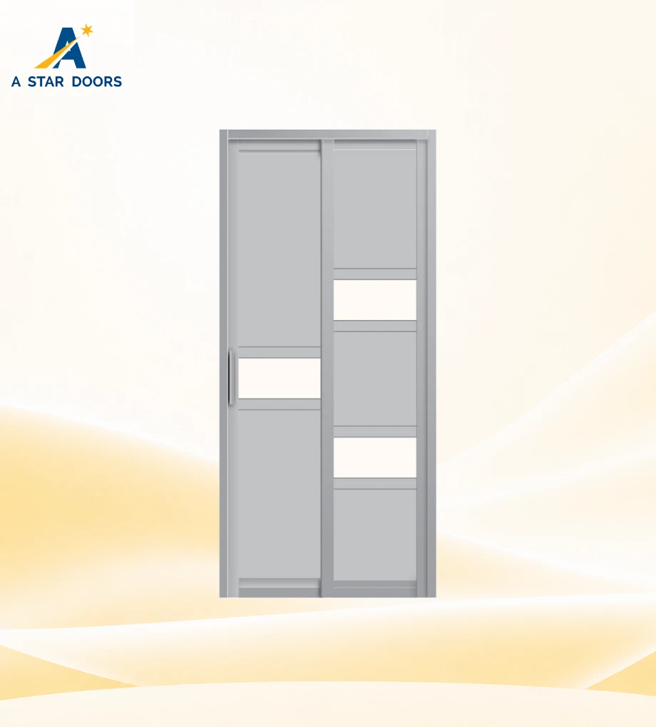Slide & Swing Toilet Door