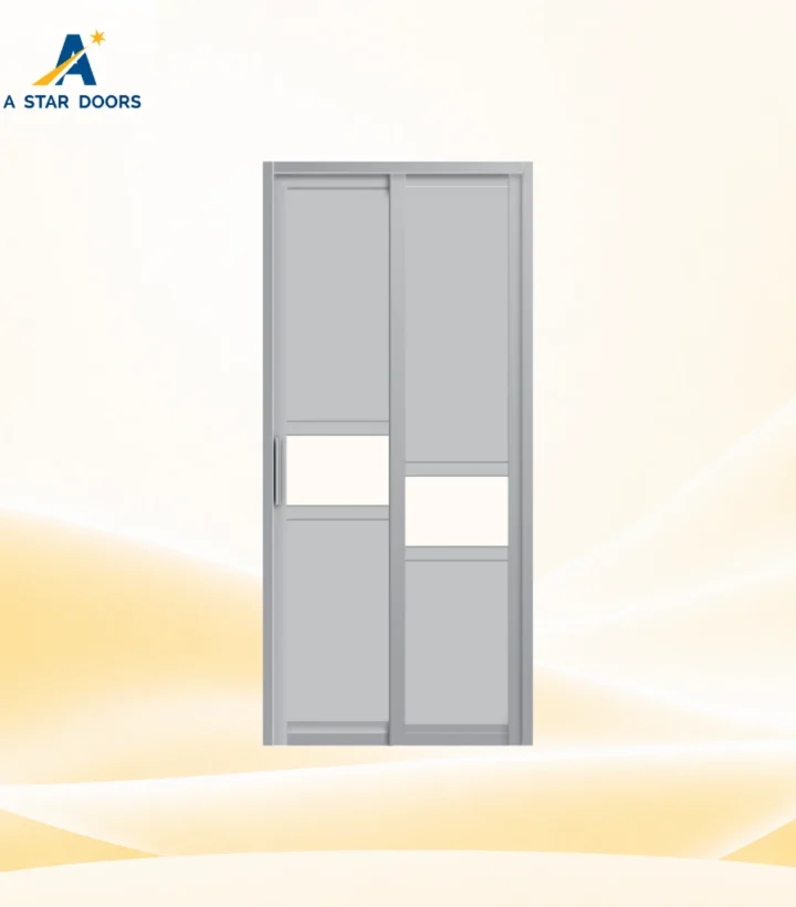 Aluminium Slide & Swing Toilet Door - 22