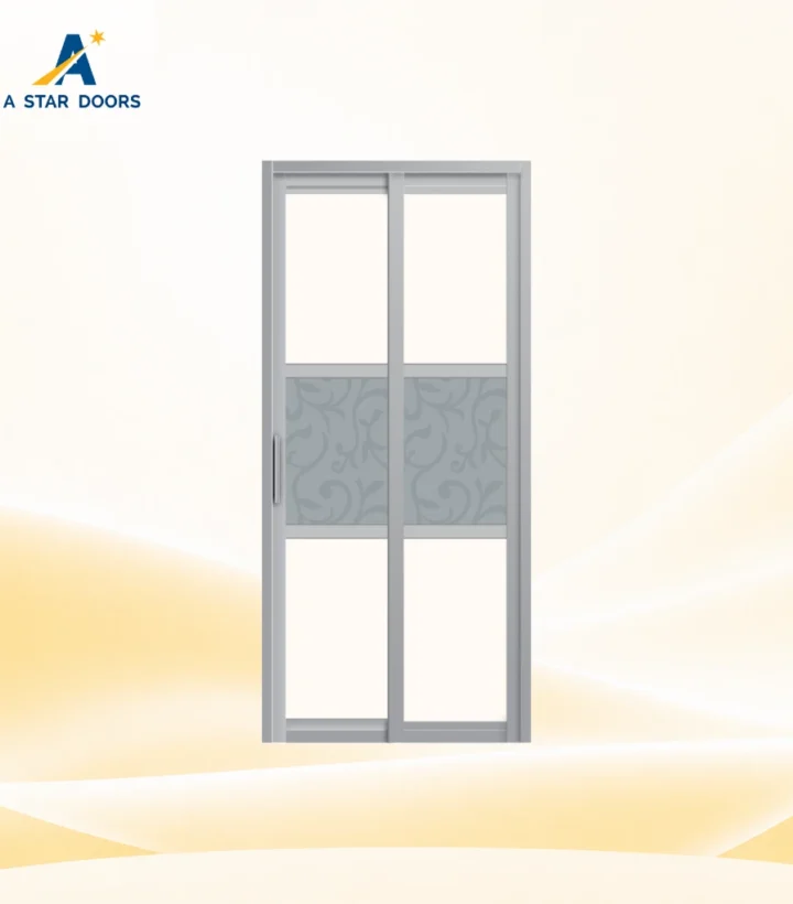 Aluminium Slide & Swing Toilet Door - 13