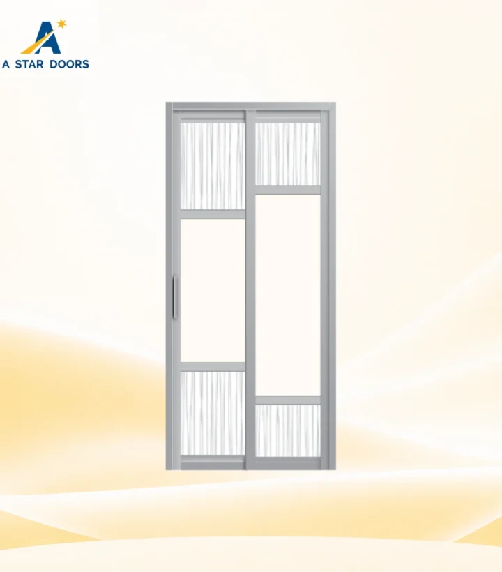 Aluminium Slide & Swing Toilet Door - 18
