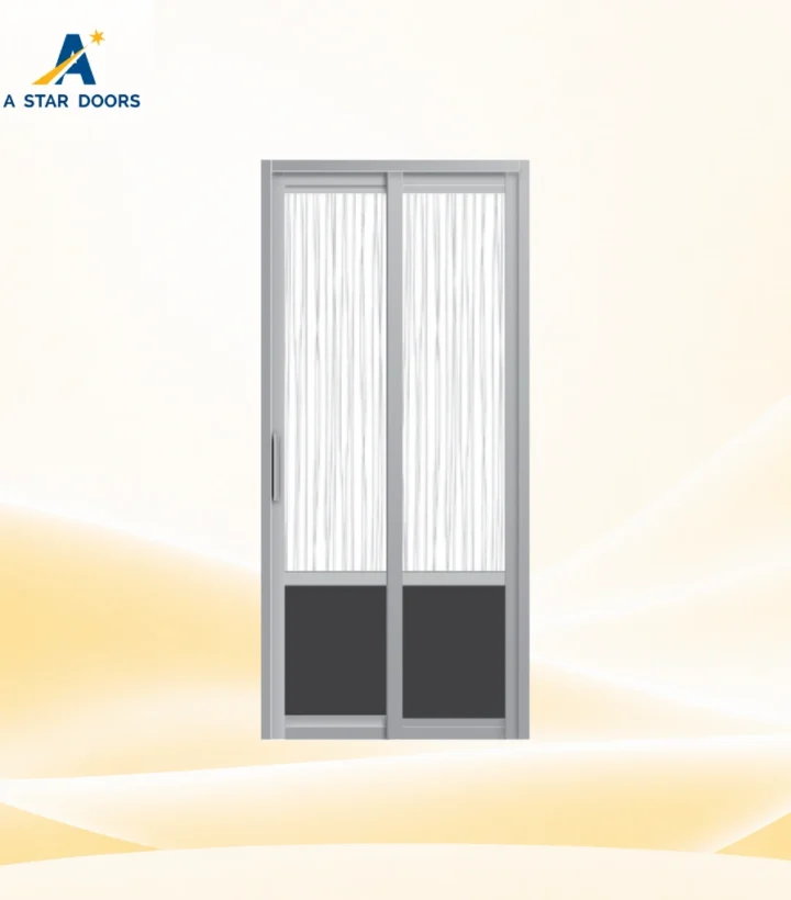 Aluminium Slide & Swing Toilet Door - 04