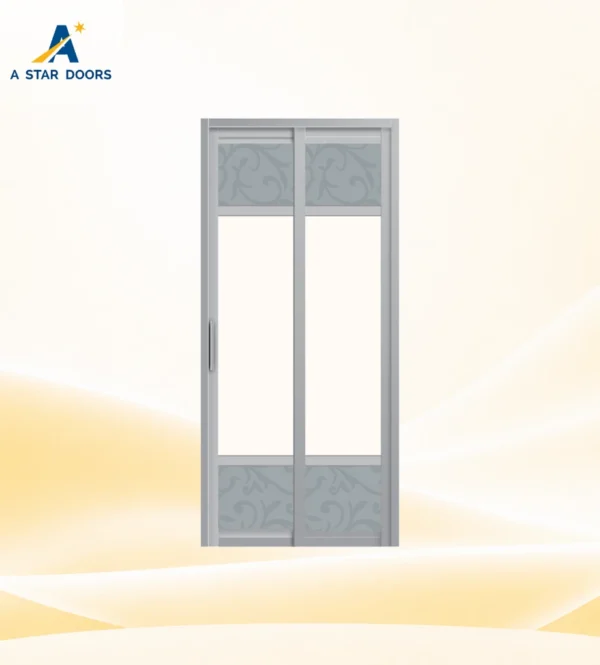 Stylish Slide & Swing Toilet Door