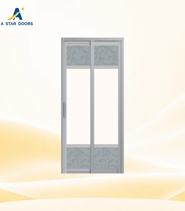 Aluminium Slide & Swing Toilet Door - 12