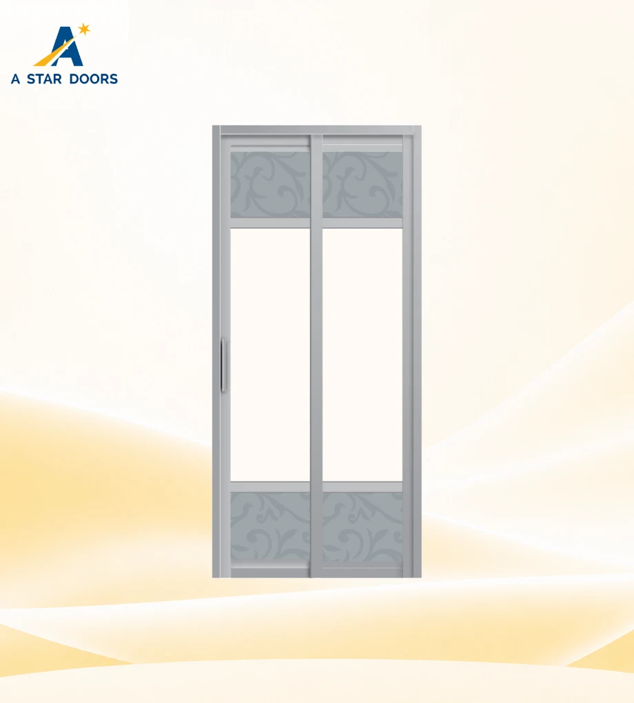 Stylish Slide & Swing Toilet Door