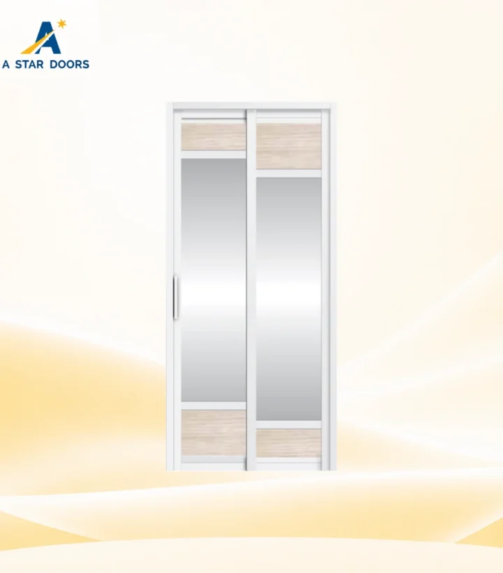Aluminium Slide & Swing Toilet Door - 19