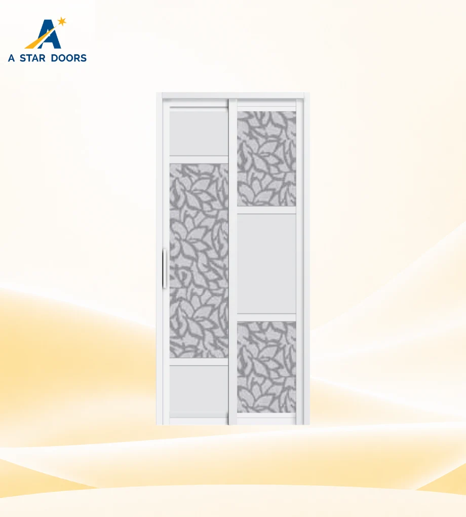 Slide & Swing Toilet Door