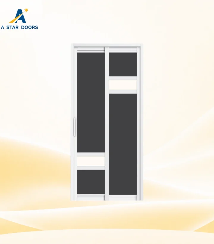 Aluminium Slide & Swing Toilet Door - 21