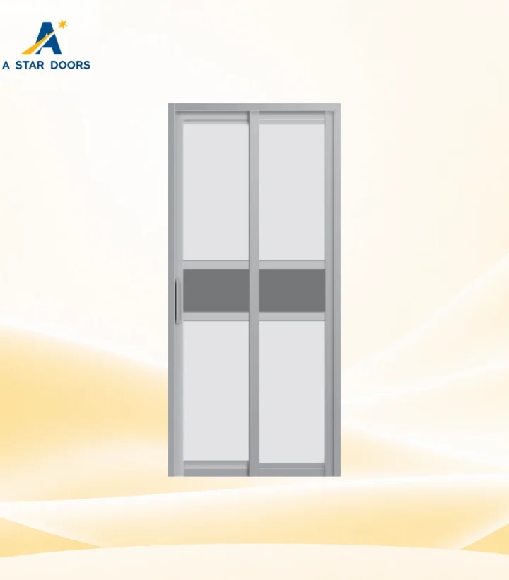 Aluminium Slide & Swing Toilet Door - 15