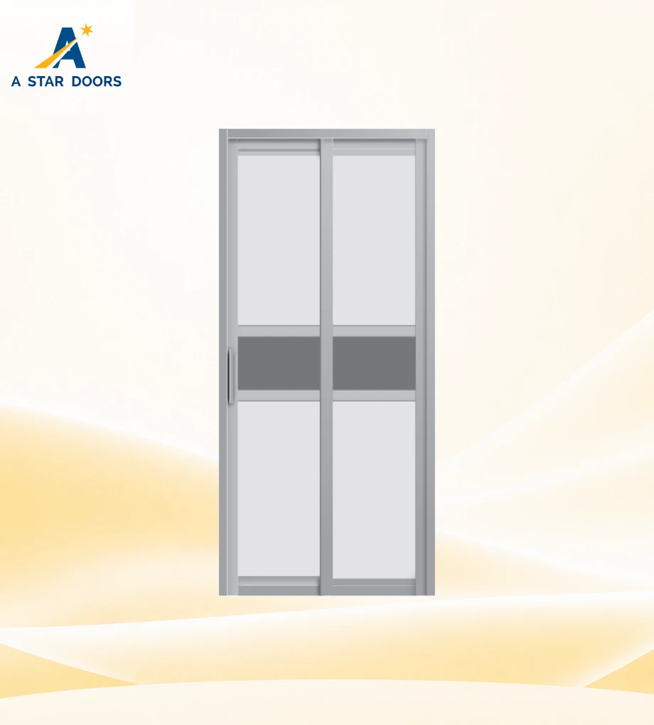 Slide & Swing Toilet Door